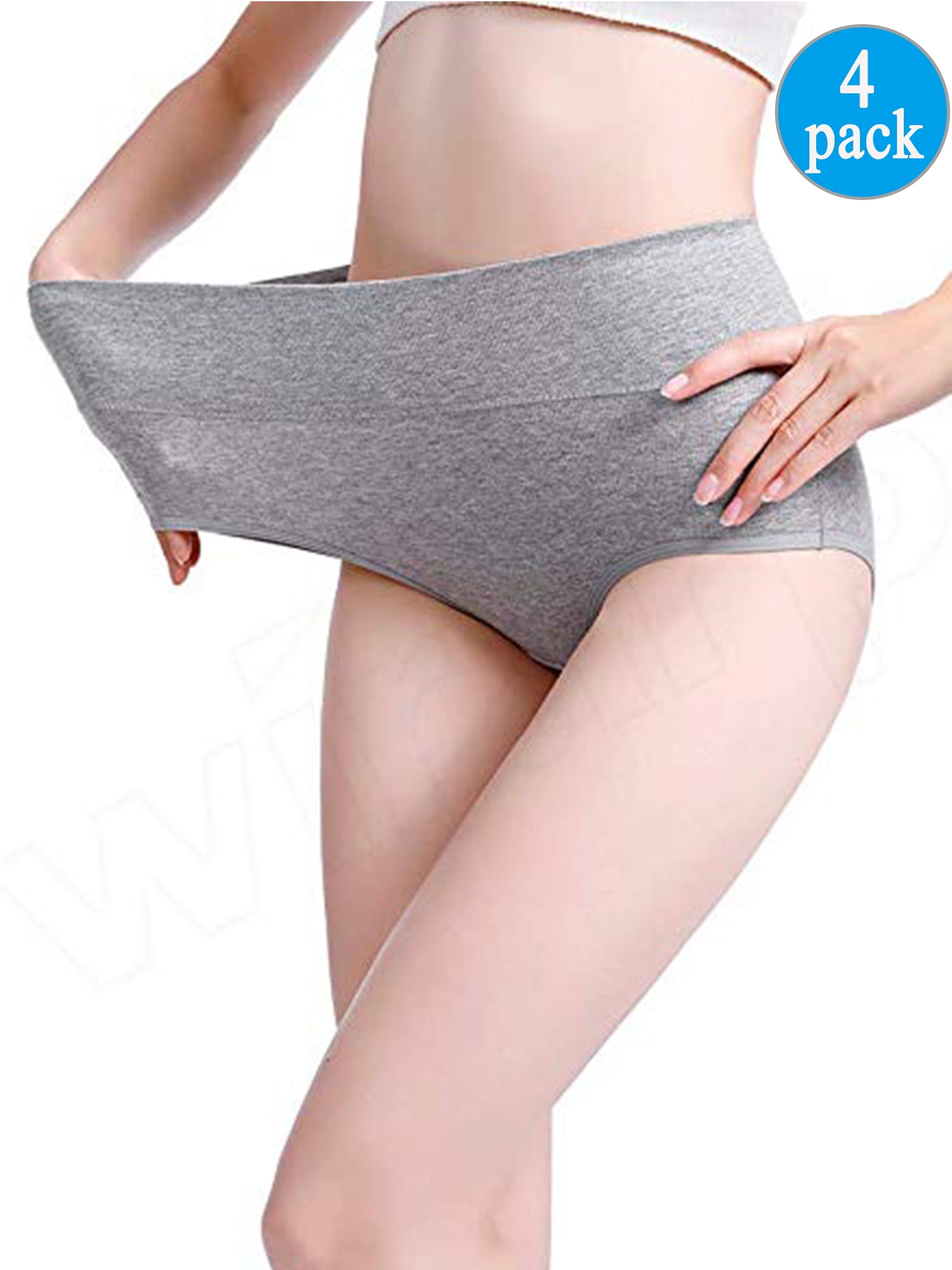 LELINTA Women's Best Fitting Panties Briefs 4 Pack, Soft Cotton