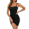 thumbnail image 1 of LELINTA Women's Dress Slips for Under Dresses Tummy Control Shapewear Full Slip Body Shaper Seamless Spaghetti Strap Under Dress Slip Color Black/Beige size S-2XL, 1 of 7