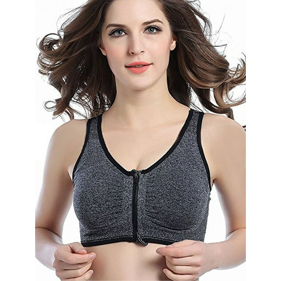 LELINTA Women's High Support Sports Bra Fitness Yoga Stretch Tank Top Seamless Removeable Pads Bra