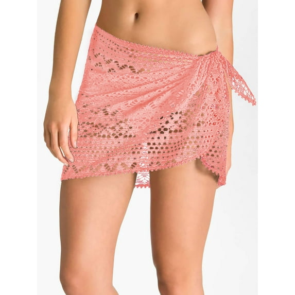 LELINTA Women's Mesh Cover up Swimwear Beach Sarong Pareo Swimsuit Wrap