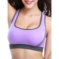 thumbnail image 1 of LELINTA Women's Seamless Sports Bra Mesh Racerback Workout Bras with Removable Pads, 1 of 6