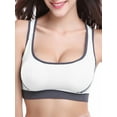 thumbnail image 1 of LELINTA Women's Seamless Sports Bra Mesh Racerback Workout Bras with Removable Pads, 1 of 6