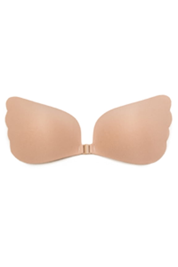 Women's Self Adhesive Invisible Silicone Push Up Strapless Stickers Bra, Butterfly Shape