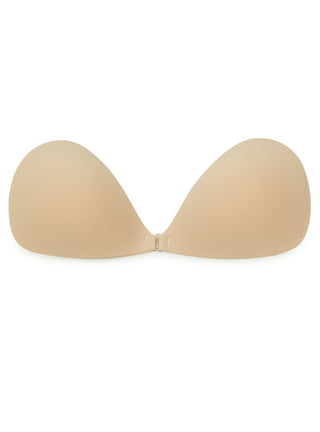 SUNSIOM Women Silicone Push-Up Strapless Backless Self-Adhesive