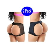 LELINTA Women's Ultra Firm Control Shaping Butt Lifter Panties Body Shaper Low Waist Seamless Hollow Out Shapewear 2-Pack