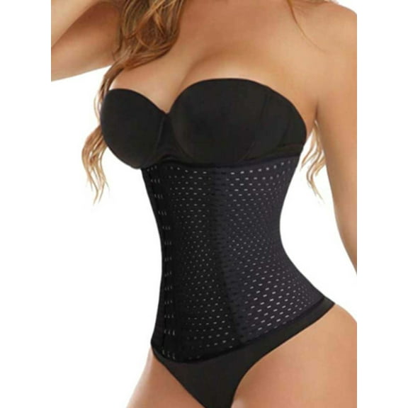 LELINTA Women's Waist Trainer Underbust Corset for Weight Loss Sport Workout Body Shaper Tummy Fat Burner