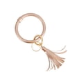 thumbnail image 1 of LELINTA Wristlet Round Key Ring Chain Leather Oversized Bracelet Bangle Keychain Holder Tassel for Women Girl Gifts, 1 of 8