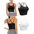 thumbnail image 1 of LELINTA Yoga Outfits for Women Sports Bra Workout Fitness Clothes Yoga Bra with Removable Pads Yoga Running Bra With Good Support, 1 of 7