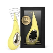 LELO DOT Cruise Clitoral Pinpoint Vibrator 8 Modes Cruise Control for Women, Lemon Sorbet