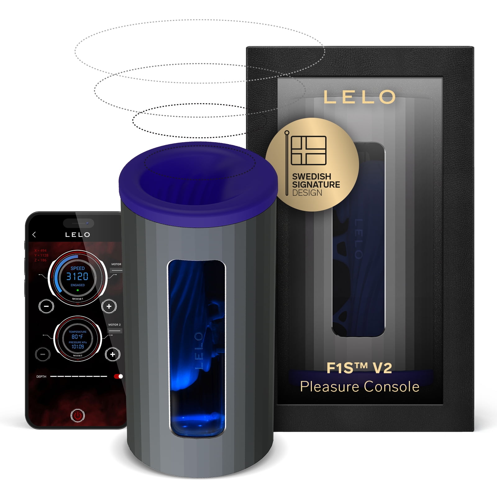 LELO F1S V2 Vibrating Penis Sleeve App Connected Automatic Male Masturbator, Blue - Walmart.com LELO F1S V2 Vibrating Penis Sleeve App Connected Automatic Male Masturbator, Blue - Walmart.com