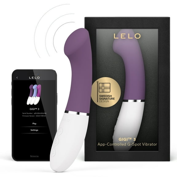 LELO GIGI 3 App-Controlled G-Spot Toy with 8 Pleasure Settings for Women, Plum