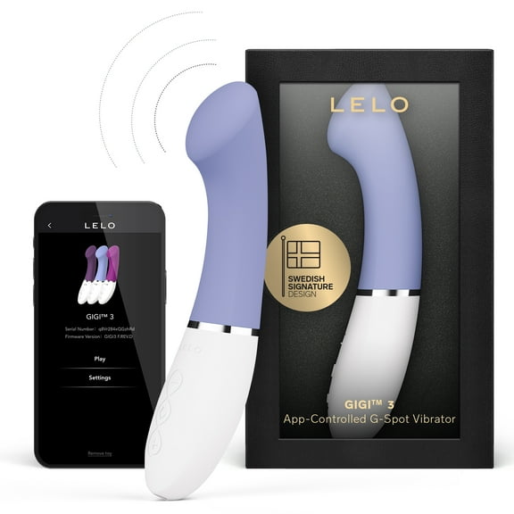 LELO GIGI 3 App-Controlled G-Spot Toy with 8 Pleasure Settings for Women, Powder Blue