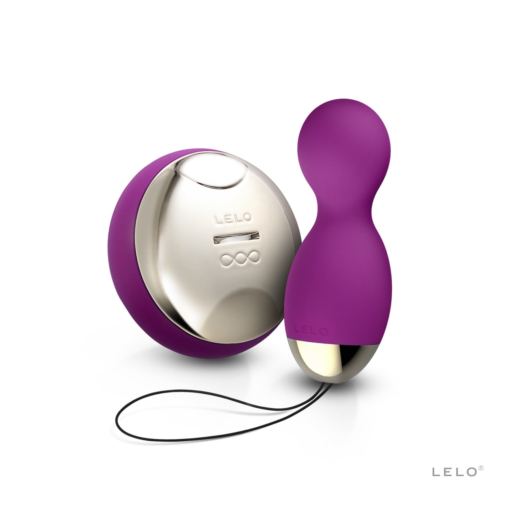 LELO HULA Beads Ben Wa Balls Vibrating Wireless Remote Controlled Toy for  Women, Deep Rose