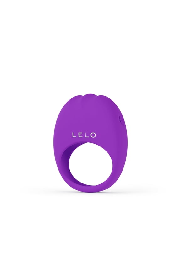 LIFEGUARD Originals App Controlled Vibrating Penis Ring for Couples, Purple