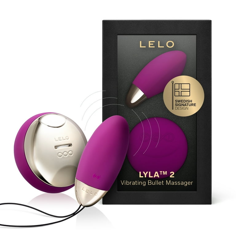 LELO LYLA 2 Remote Control Bullet Vibrator for Women Silicone and Wireless,  Deep Rose