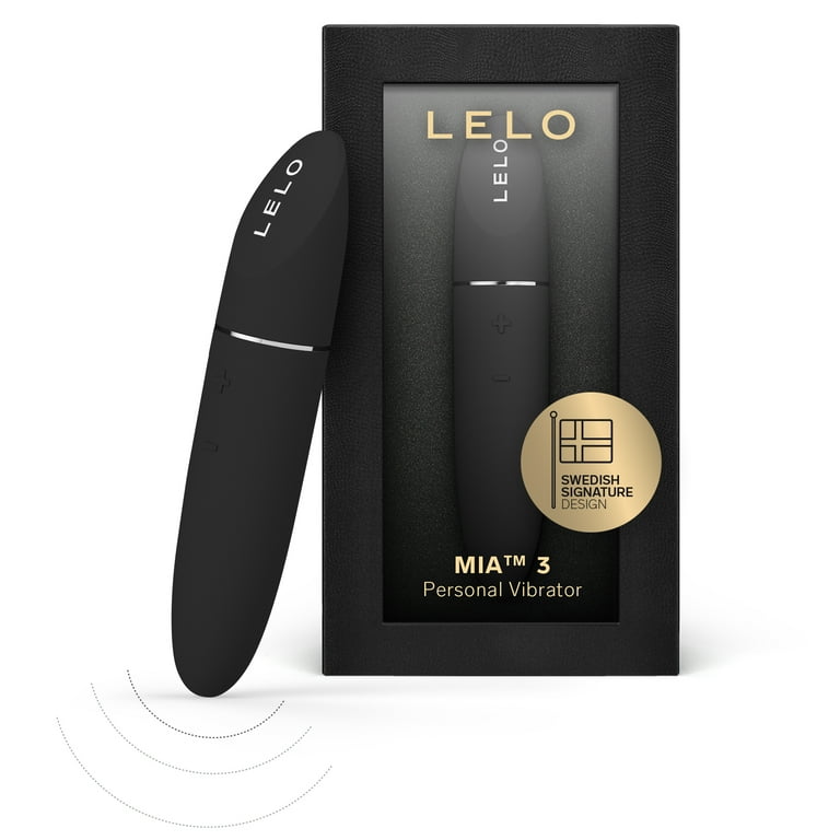 LELO Mia 3 Bullet Vibrator Mini Travel Size Clitoral Stimulator 8 Settings Women Black