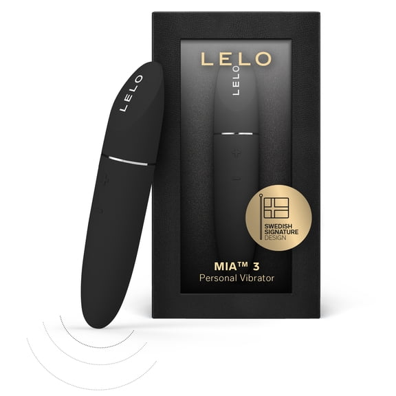 LELO Mia 3 Bullet Vibrator Mini Travel Size Clitoral Stimulator 8 Settings Women Black
