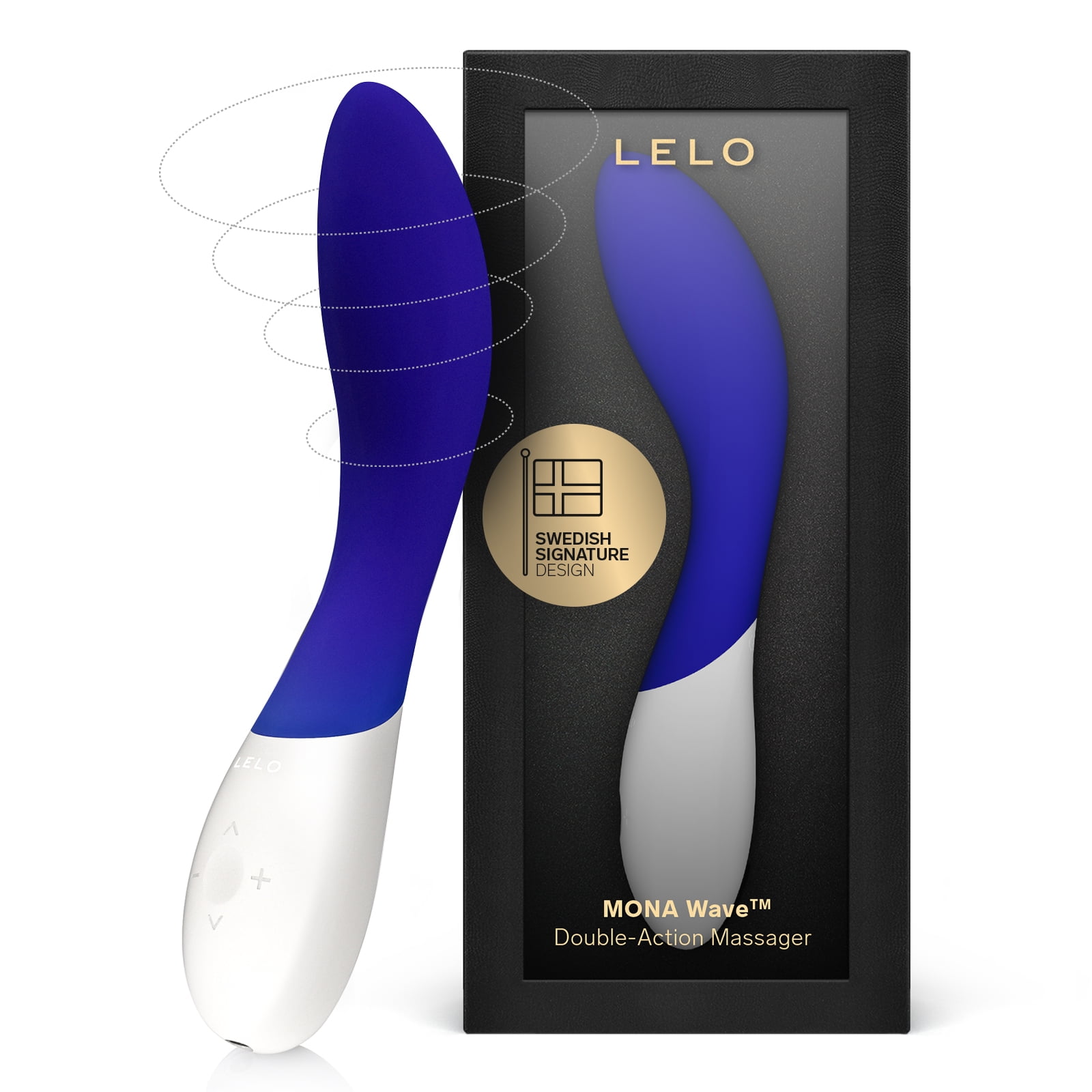 LELO MONA Wave G Spot Stimulator with WaveMotion Technology for Women, Midnight Blue