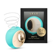 LELO ORA 3 Oral Sex Toy Clitoral Vibrator Rotating Tongue Simulator for Women, Aqua