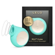 LELO SILA Cruise Sucking Vibrator with Sonic Waves and 8 Settings for Women, Aqua