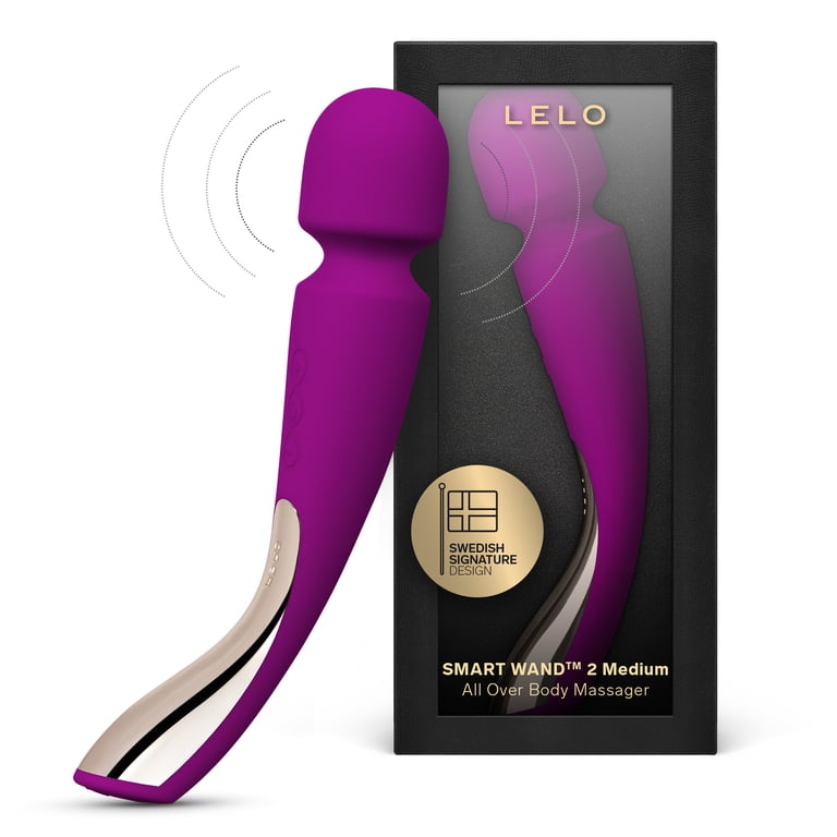 vibromasseur lelo smart wand medium LELO, Wand Massager, Large, 10 Pleasure Settings, Aqua