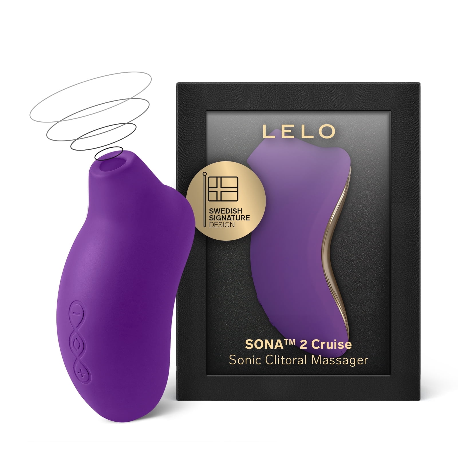 LELO SONA 2 Cruise Clitoral Stimulator For Women With 12 Settings And More Power, Purple