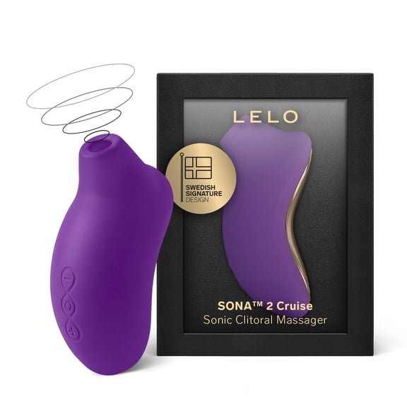 LELO SONA 2 Cruise Clitoral Stimulator For Women With 12 Settings And More Power, Purple