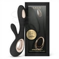 thumbnail image 1 of LELO SORAYA Wave Rabbit Sex Toy Double Stimulation Vibrating Massager for Women, Black, 1 of 6