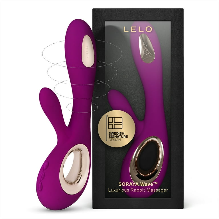 LELO SORAYA Wave Rabbit Sex Toy Double Stimulation Vibrating Massager for  Women, Deep Rose - Walmart.com