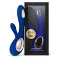 thumbnail image 1 of LELO SORAYA Wave Rabbit Sex Toy Double Stimulation Vibrating Massager Women, Midnight Blue, 1 of 6