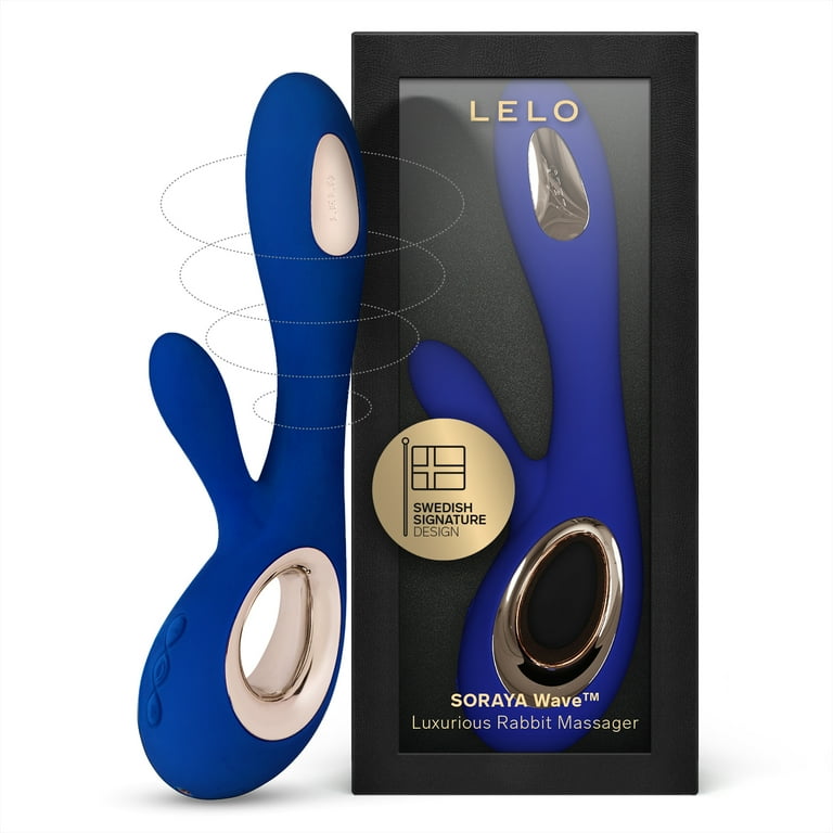 LELO SORAYA Wave Rabbit Sex Toy Double Stimulation Vibrating Massager  Women, Midnight Blue - Walmart.com