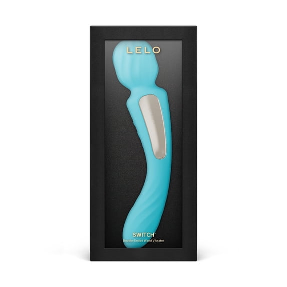 LELO SWITCH Double Ended Vibrator For Women With 12 Pleasure Settings, Aqua