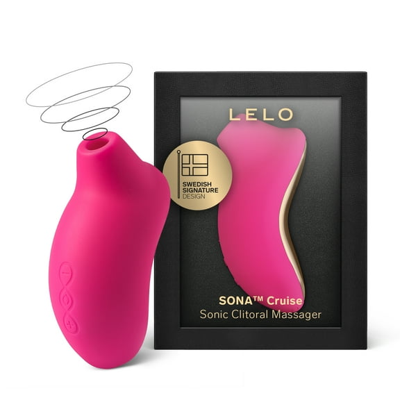 LELO SONA Cruise Clit Sucker With For Women With 8 Settings and Cruise Control Technology, Cerise
