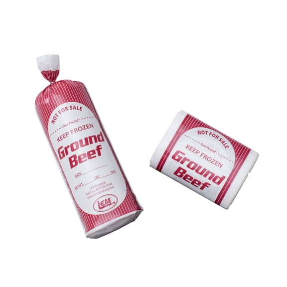 LEM Ground Beef Meat Bags 1 lb 25PK