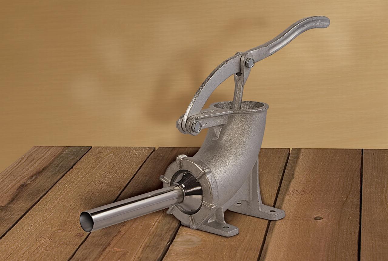 LEM 3 Lb Tinned Sausage Stuffer - Thumbnail 3