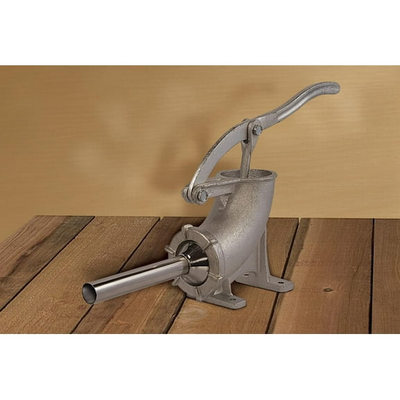 LEM 3 Lb Tinned Sausage Stuffer with Stainless Steel Stuffing Tubes