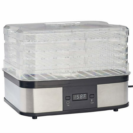 LEM Product - 5-Tray Digital Dehydrator - Black