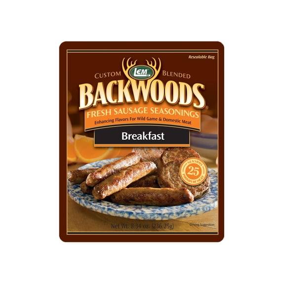 LEM Backwoods Breakfast Sausage Seasoning for 25 lbs