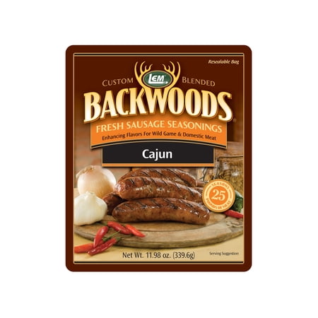 LEM Backwoods Cajun Sausage Seasoning for 25 lbs