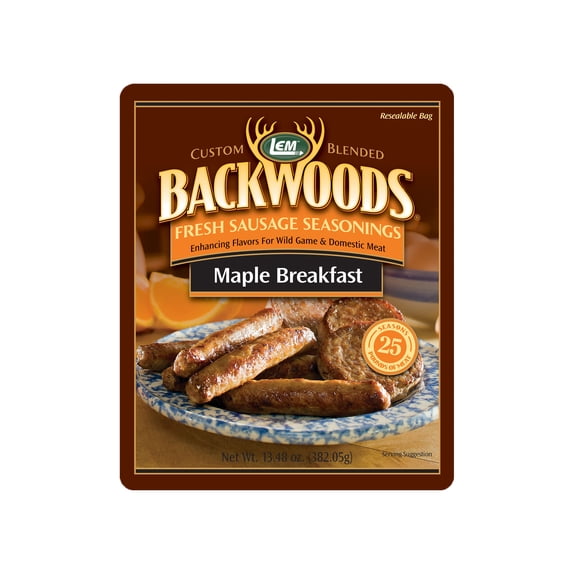 LEM Backwoods Maple Breakfast Sausage Seasoning for 25 lbs