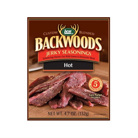 LEM Backwoods Hot Jerky Seasoning for 5 lbs