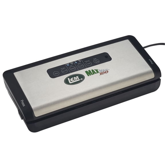 LEM MaxVac Vacuum Sealer, Black with 22.4Hg Pump