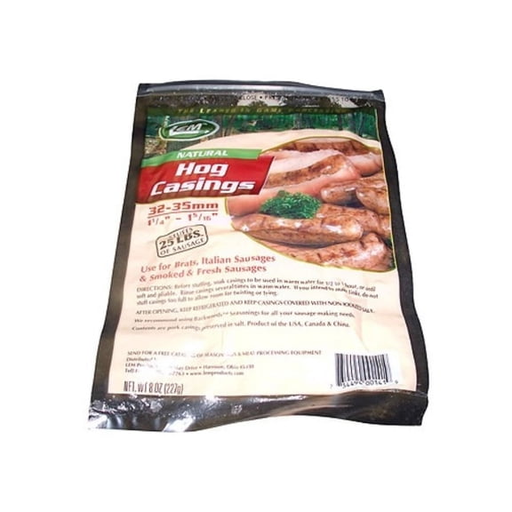 LEM Natural Hog Sausage Casing 8 oz Bag