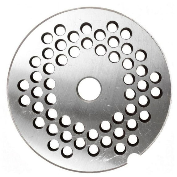 LEM Products #10/12 Grinder Plate - 1/4in Hole Size, Salvinox SS