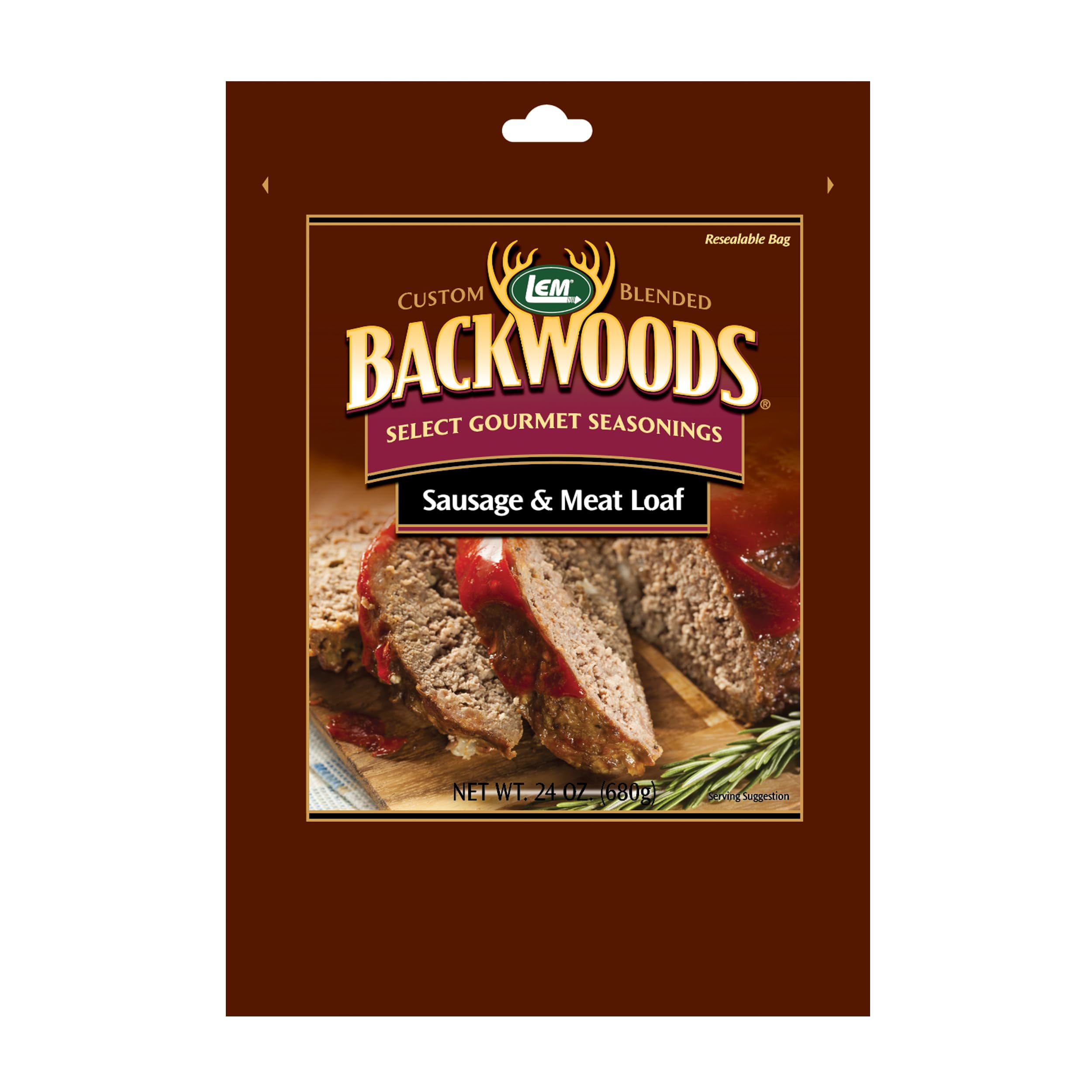 LEM Products Backwoods FEV6 Sausage and Meatloaf Seasoning, Ideal for