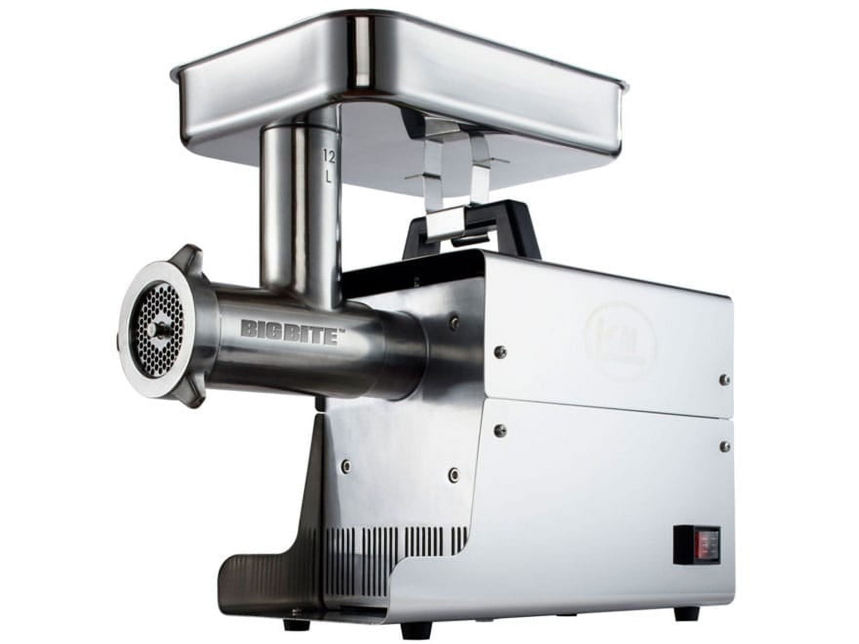 LEM Products Big Bite #12 0.75HP Stainless Steel Electric Grinder, Stainless