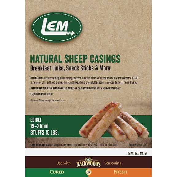 LEM Products LEM Natural Edible Casing - Single Pack
