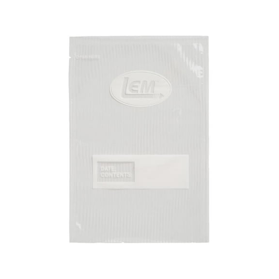 LEM Products Maxvac Pint Vacuum Bags 6x9in, 100 Count, Clear