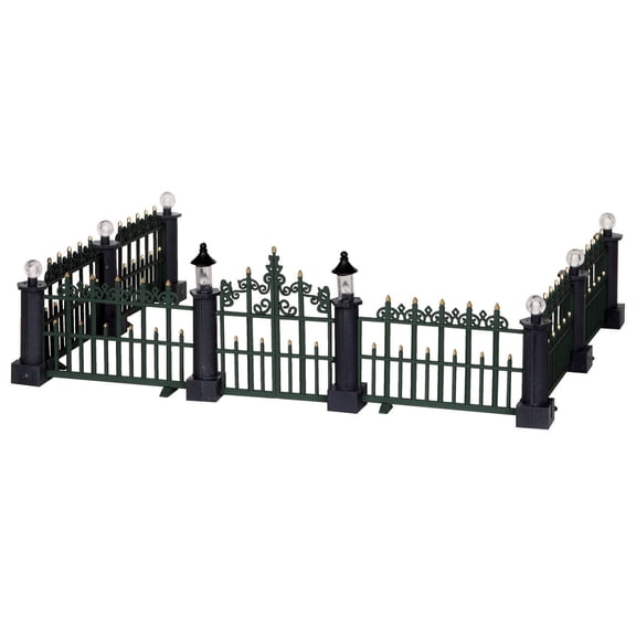 Lemax Village Collection Classic Victorian Fence Set Of 7 # 24534
