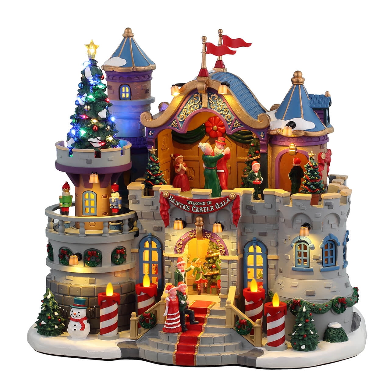 Lemax Christmas Band - Set De 5 Musiciens Noël Pour Village Et Crèche